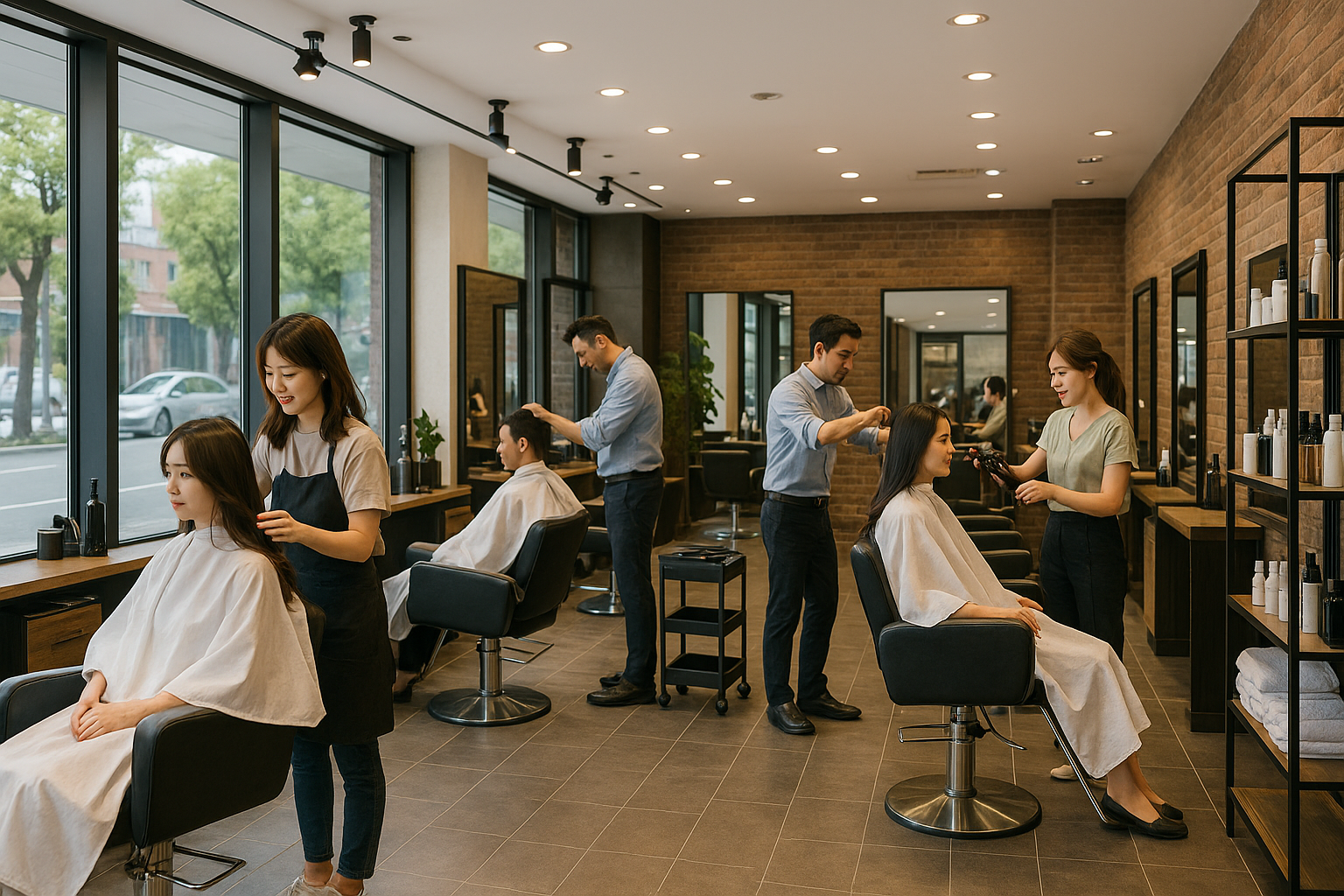 헤어살롱에서 느낀 한국의 세심한 서비스