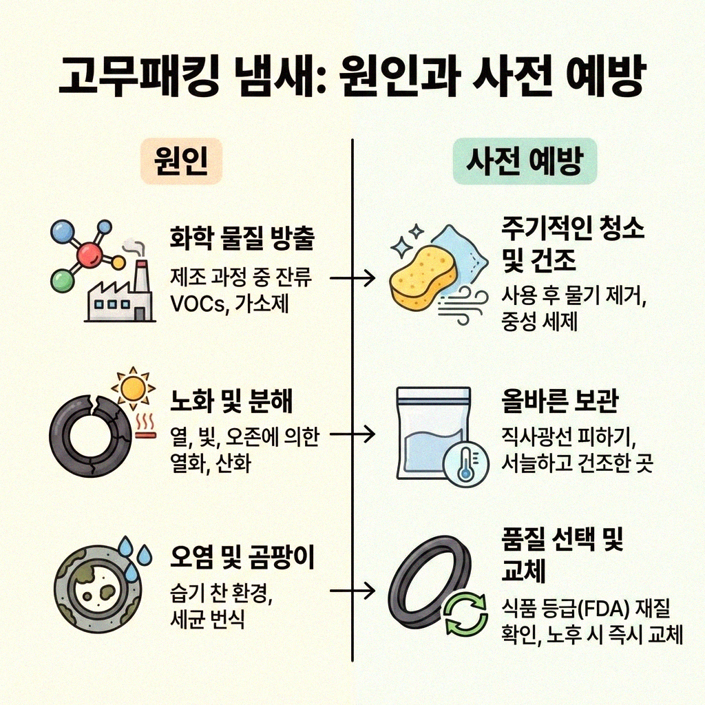 전기밥솥 고무패킹 냄새 시원하게 없애는 비법