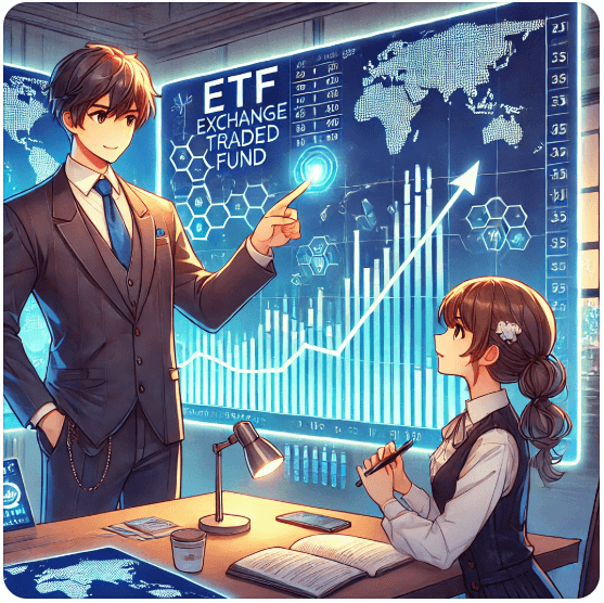 ETF 상담하는 그림