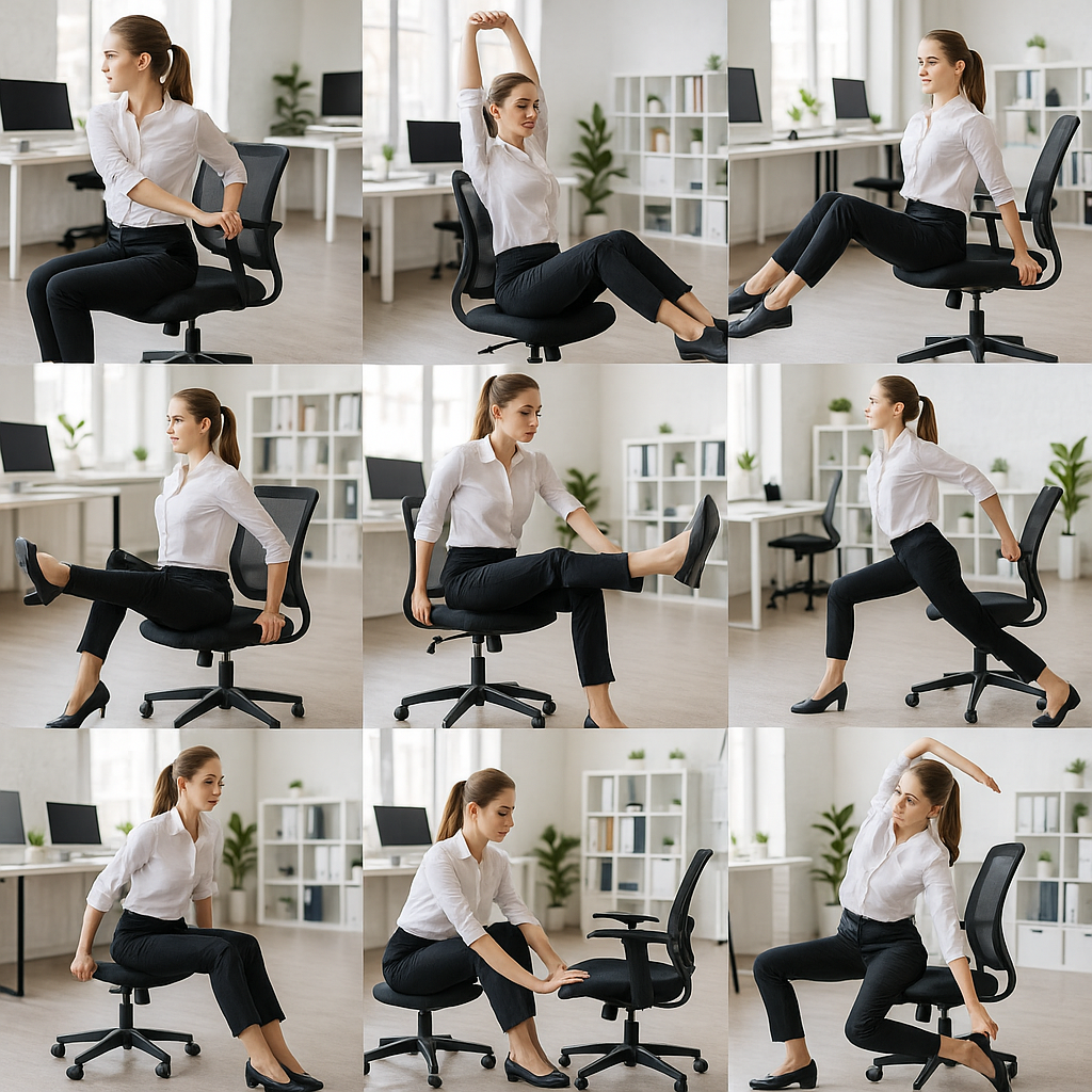 의자에서 할 수 있는 운동