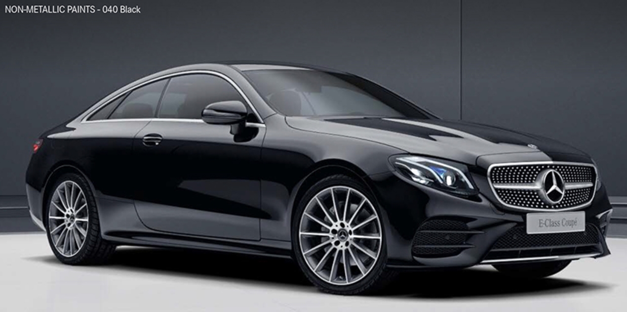 Black( 색상코드 : 040) 벤츠 e 클래스 쿠페 Black( 색상코드 : 040)