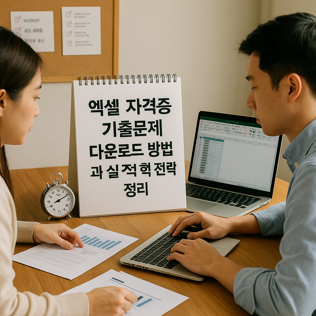 엑셀 자격증 기출문제 다운로드 방법과 실전 합격 전략 정리