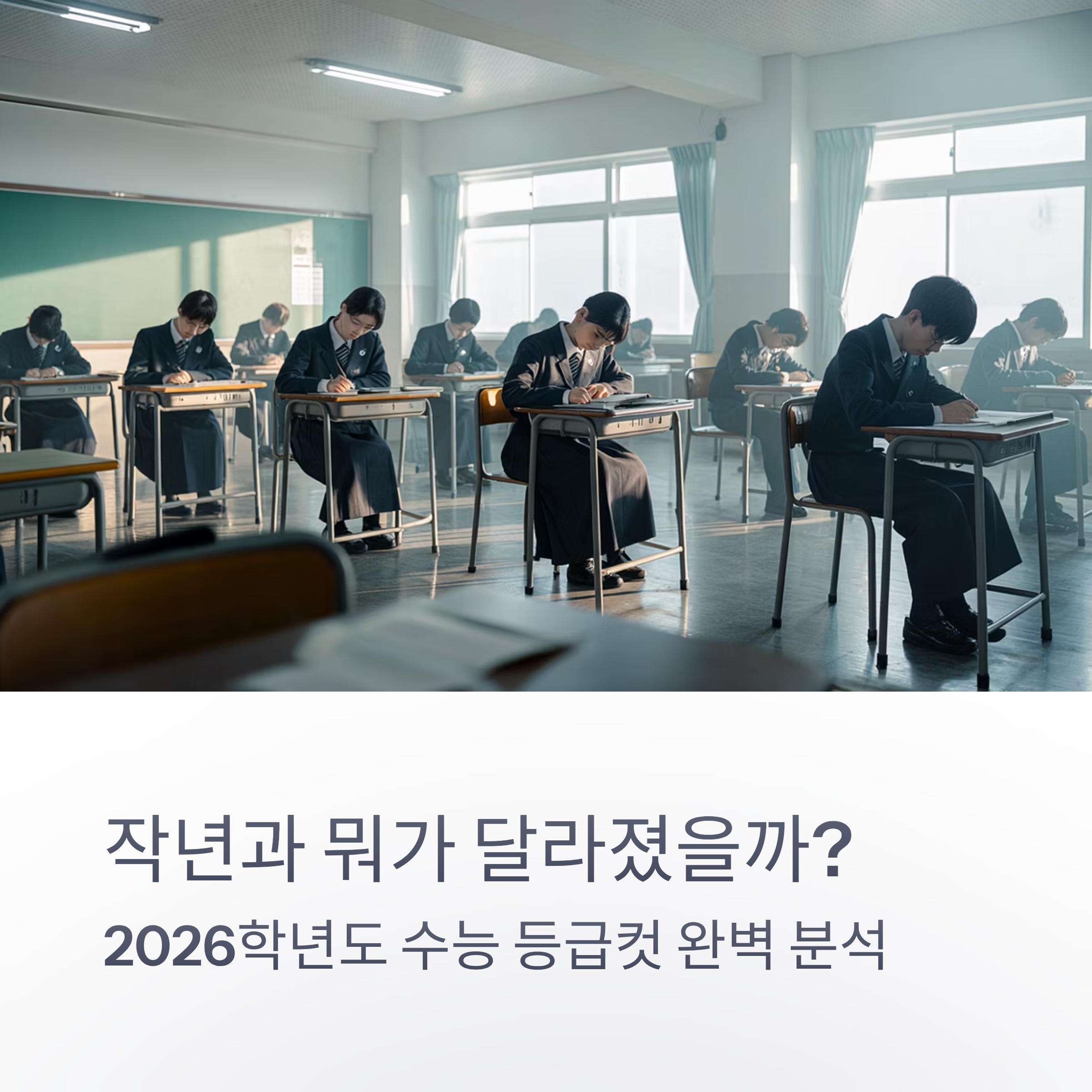 2026 수능 등급컷 완전분석