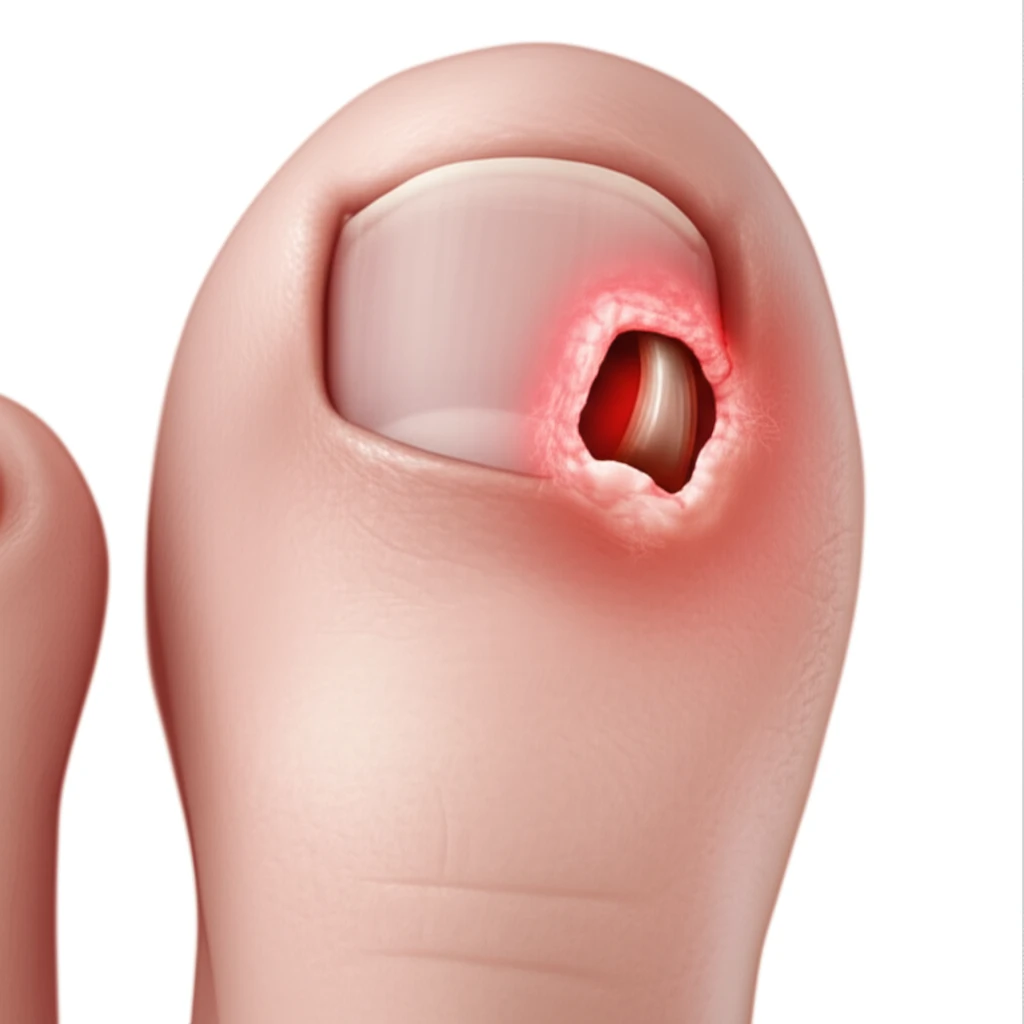 재발하는 발톱 뿌리 통증, 원인 파악