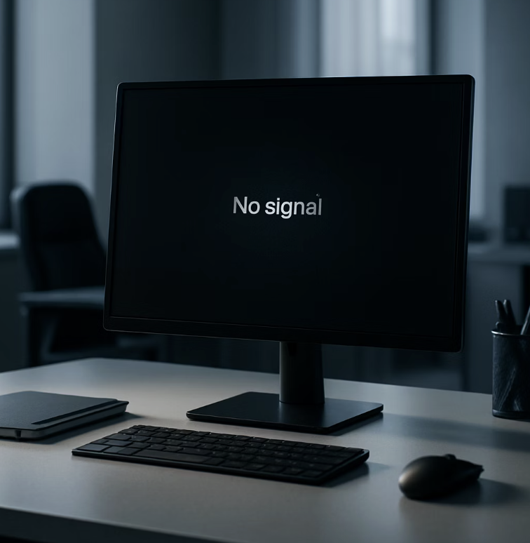 혹시 모니터만 꺼진 건 아닐까?