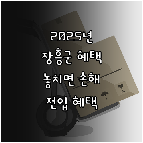 2025 장흥군 전입 혜택: 놓치면 ..