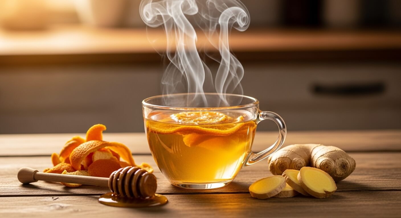 진피차로 즐기는 겨울철 건강 루틴