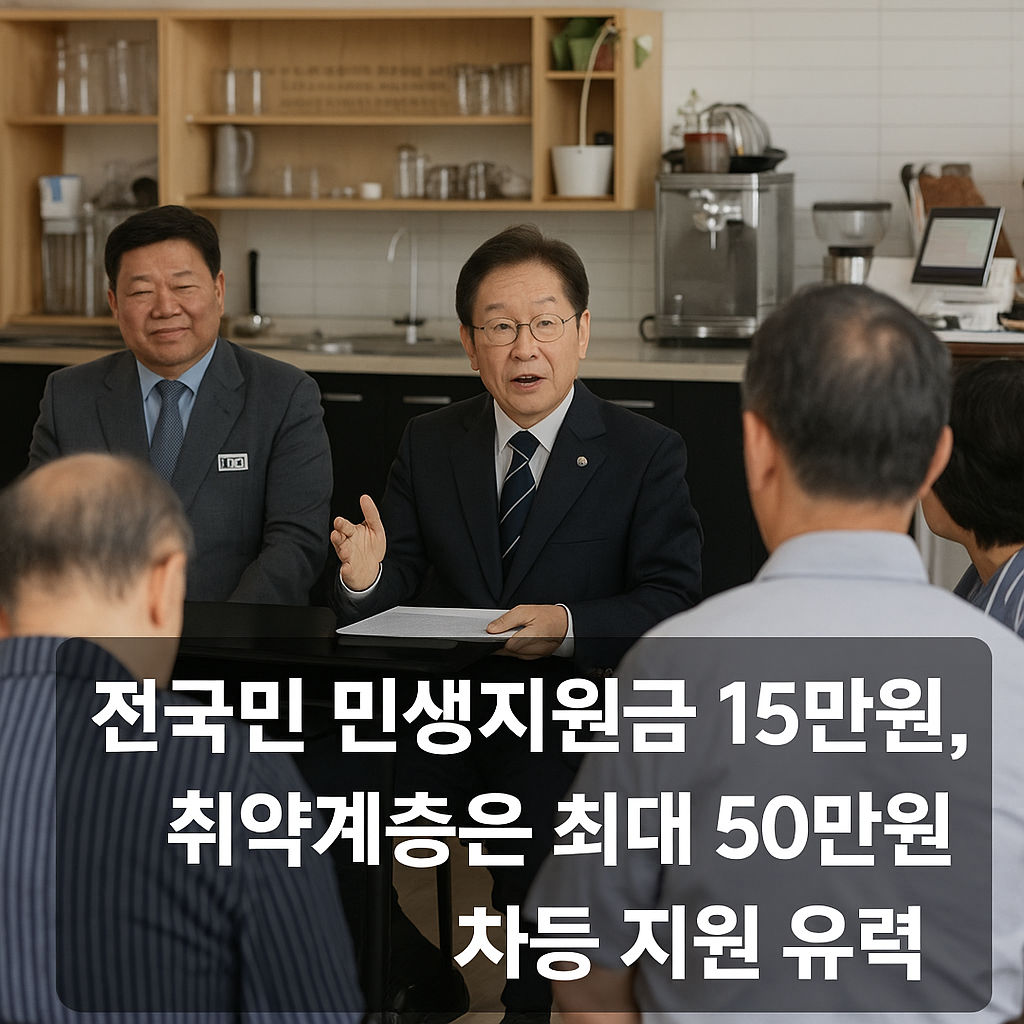 &ldquo;15만 원 준대요&rdquo;&hellip;전국민 민생지원금 현실화