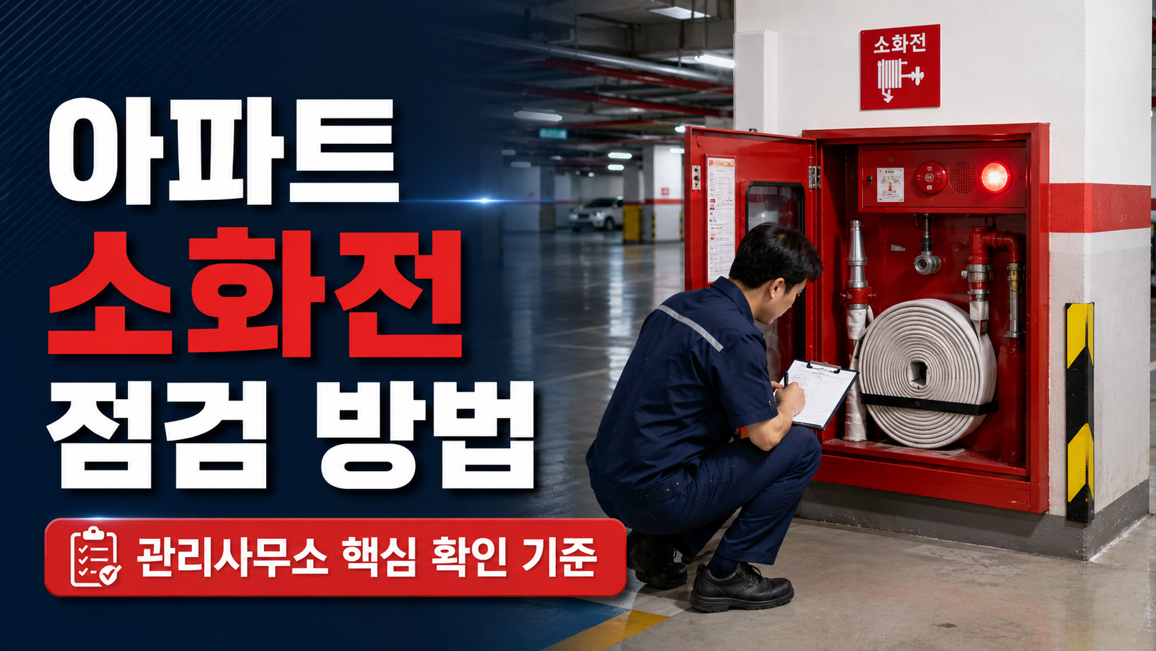 아파트 소화전 점검 방법, 관리사무소가 현장에서 확인할 핵심 기준