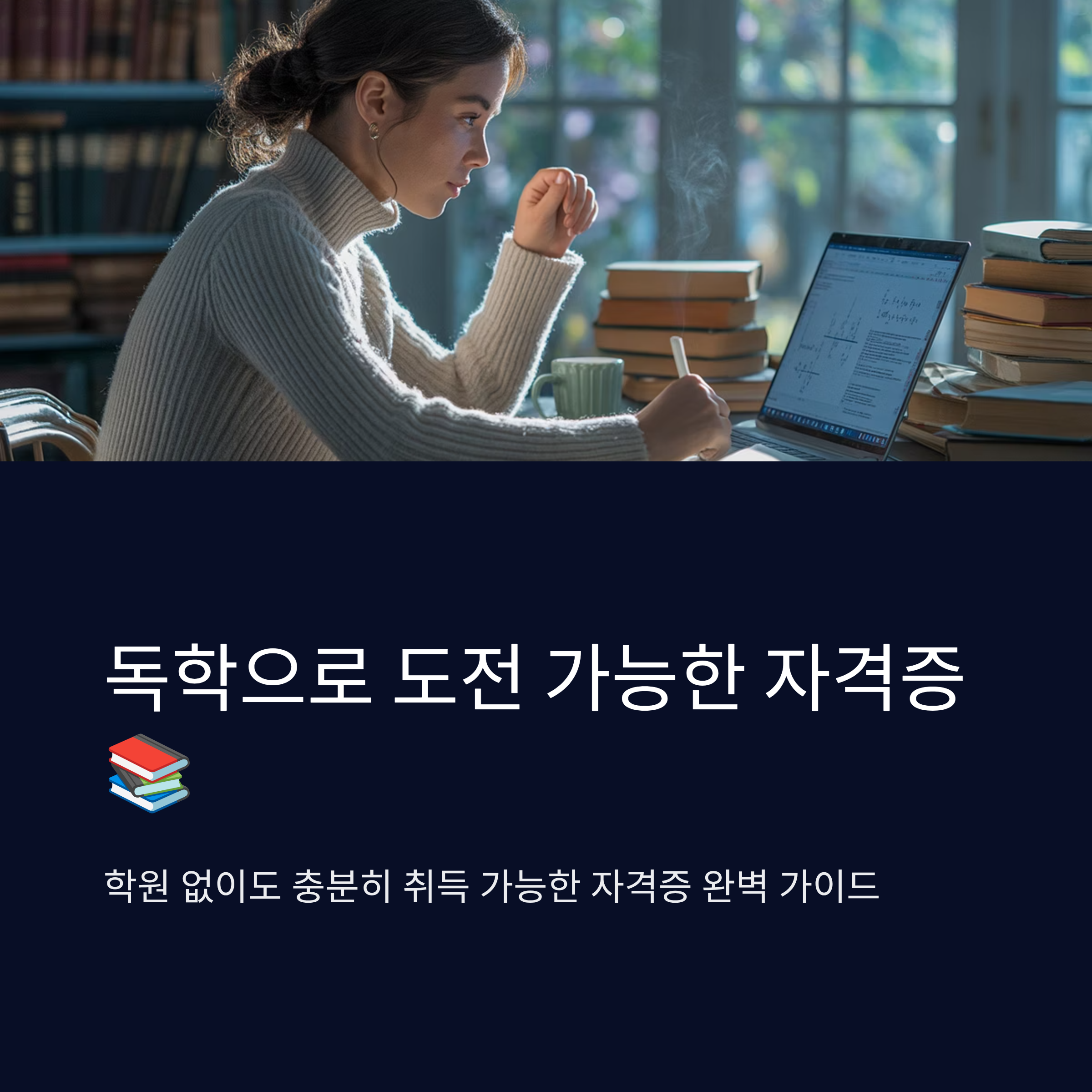 독학으로 도전 가능한 자격증 모음