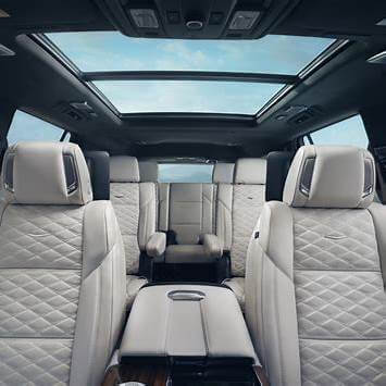 에스컬레이드 시트 색상 실내디자인