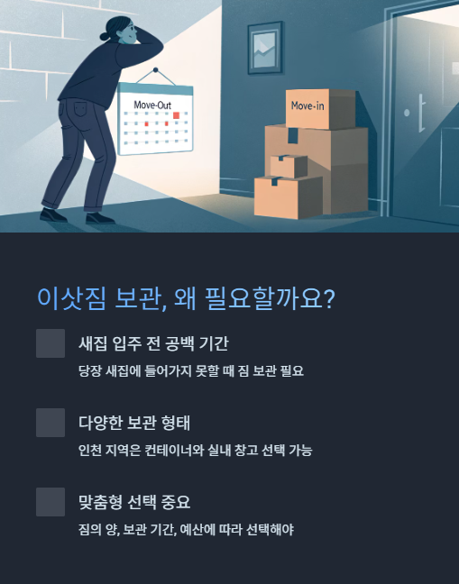 이삿짐 보관 왜 필요 할까요?