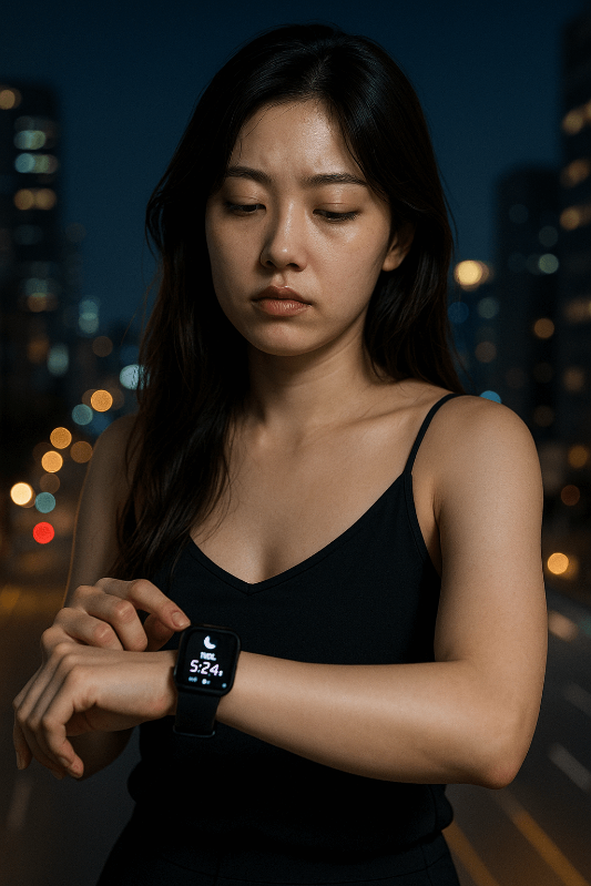 여름불면증, 일주기리듬교란, 열대야수면, 멜라토닌억제, 생체시계, 수면장애, 여름심리학, 수면환경개선, 불면증극복, circadianrhythm