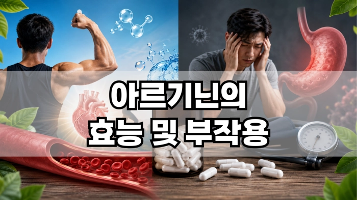 아르기닌의 효능 및 부작용