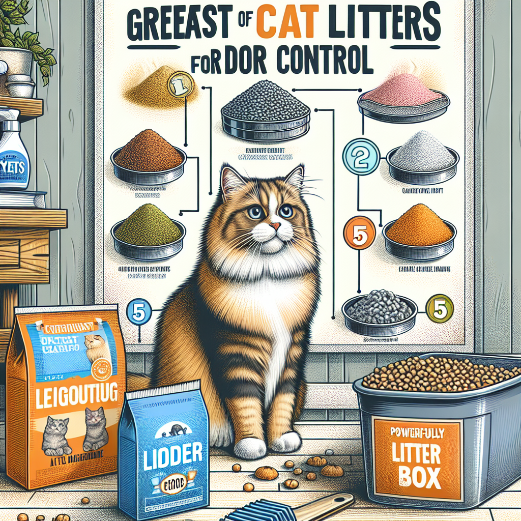 냄새 제거에 가장 좋은 고양이 모래: 5가지 최고 선택