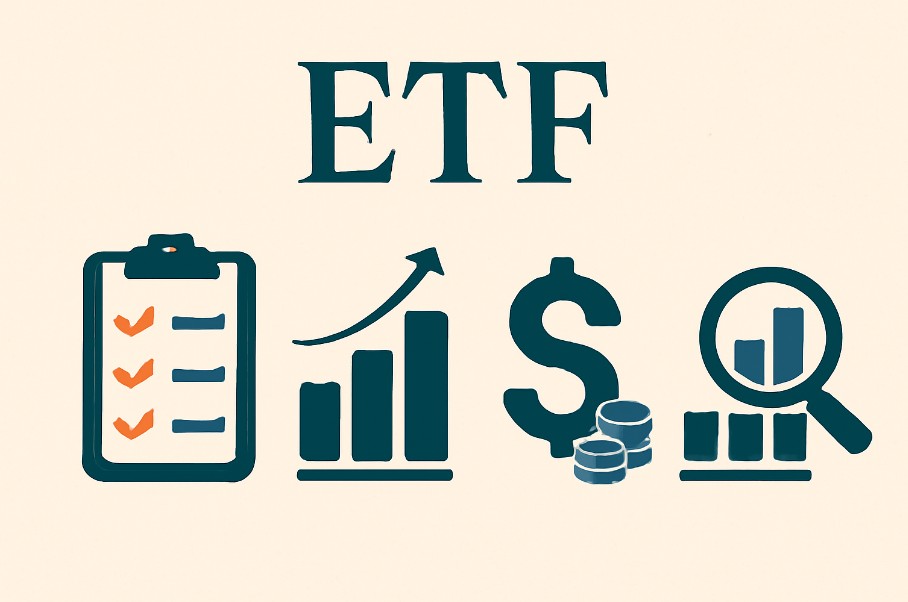 ETF 고르는 기준을 상징하는 그림