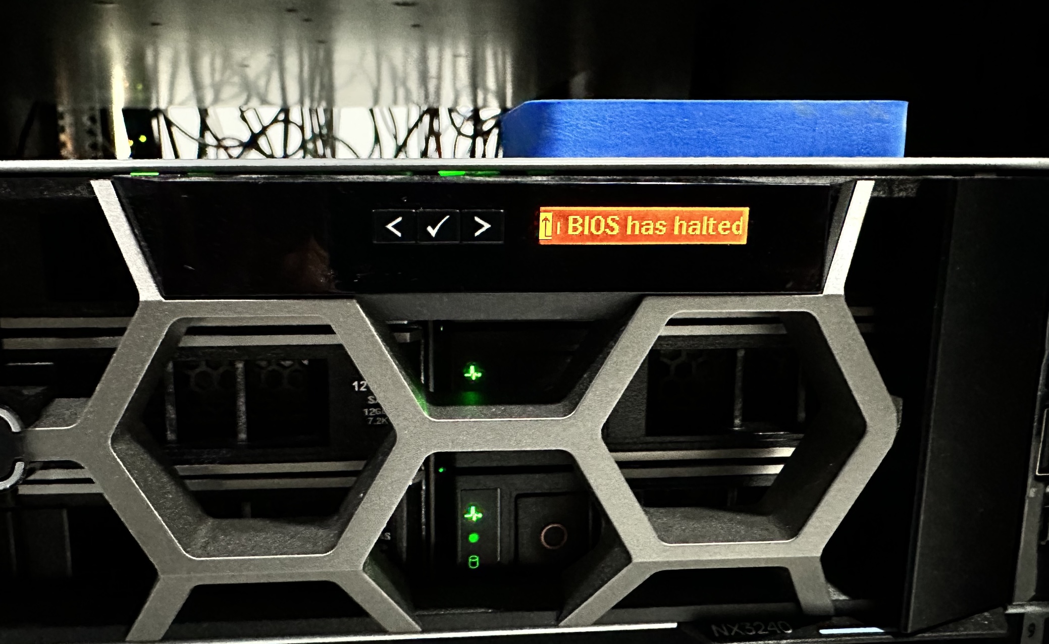 Dell BIOS has halted