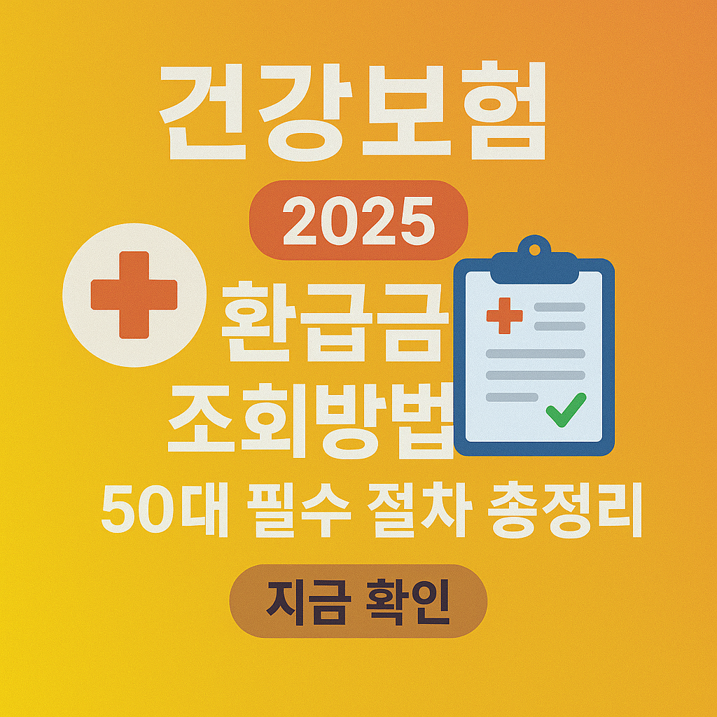 건강보험 환급금 조회방법