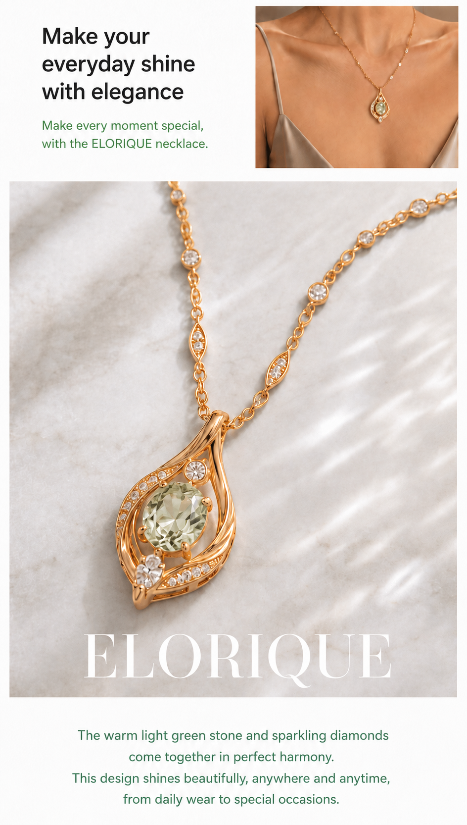 Draph Art jewelry detail page example