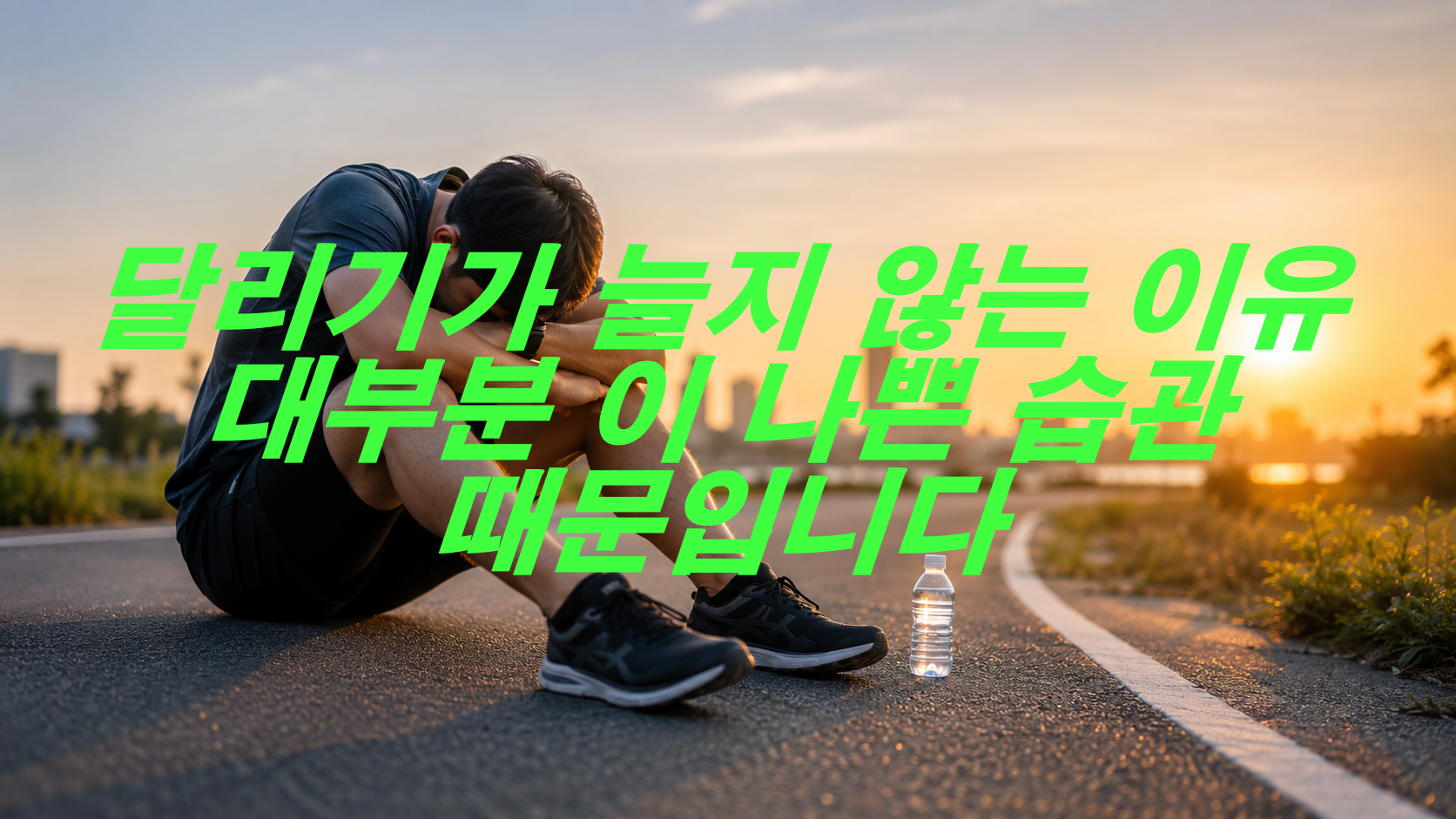 달리기가 늘지 않는 이유, 대부분 이 나쁜 습관 때문입니다