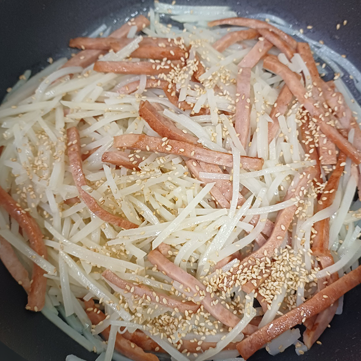 스팸으로 술안주 만들기