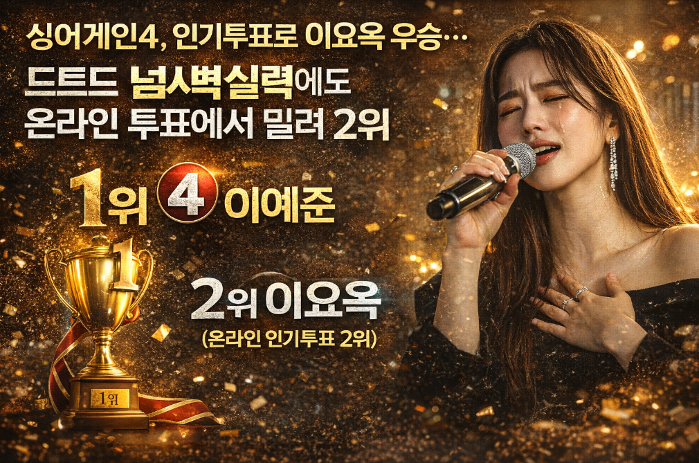 싱어게인4 이오옥 우승 뒤집힌 결과, 도라도 실력파가 왜 2위?