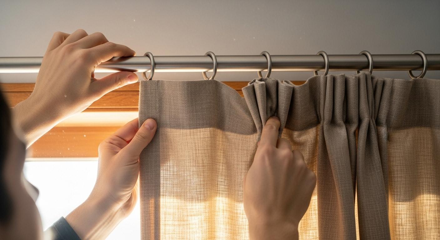 커텐 달기 방법