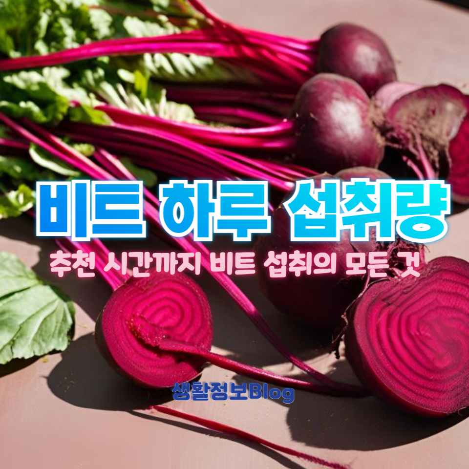 비트 하루 섭취량