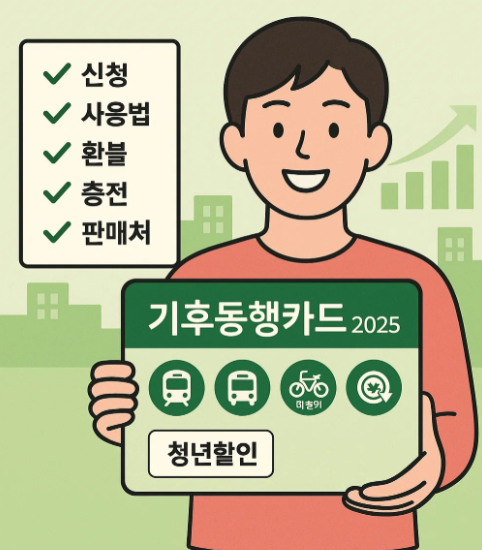 기후동행카드 2025 총정리: 신청&middot;사용법&middot;청년할인&middot;환불까지 완벽 가이드