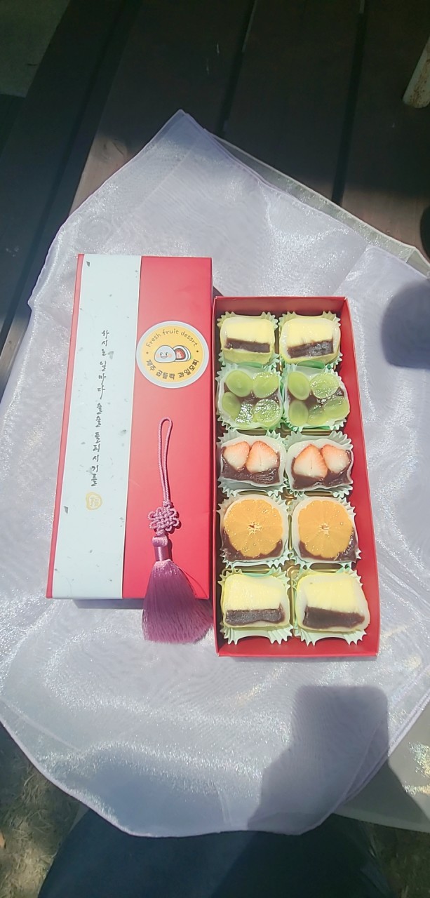제주 곱들락 과일모찌&#44;제철 과일로 만든 수제 디저트&#44; 선물·택배 모두 가능!