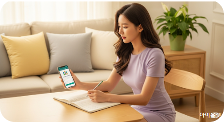 가계부와 지출 내역을 정리