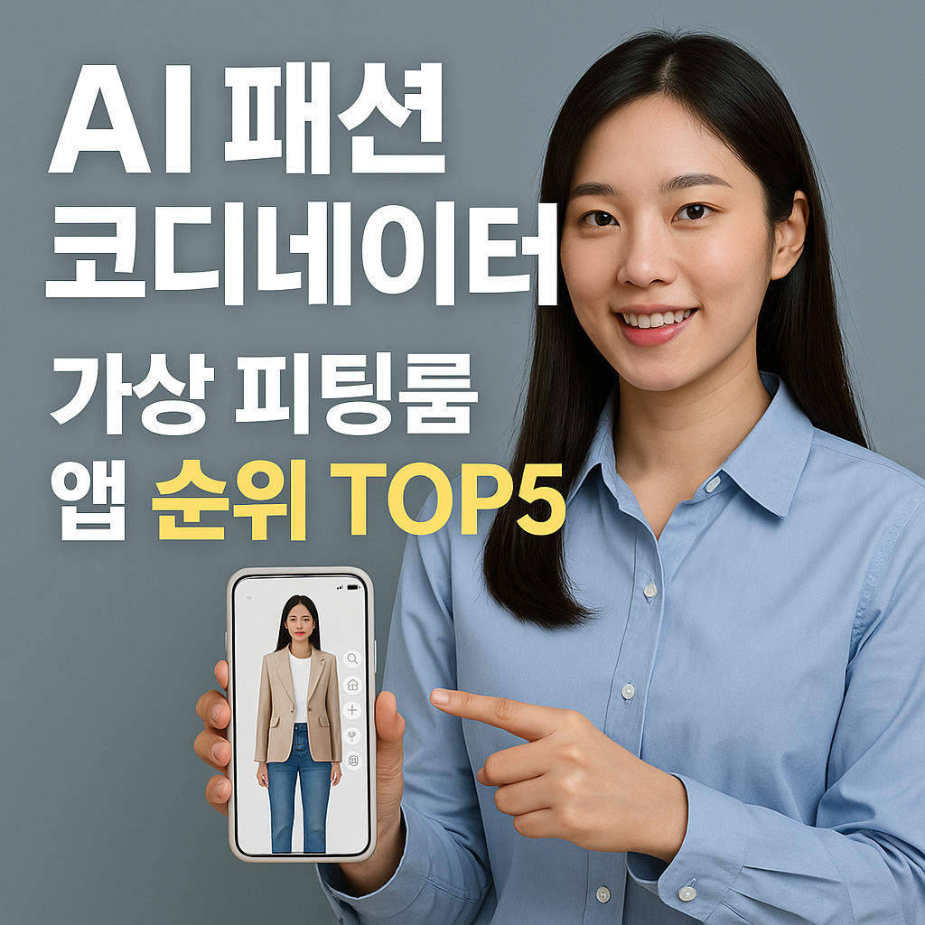 AI 패션 코디네이터: 가상 피팅룸 앱 순위 TOP5