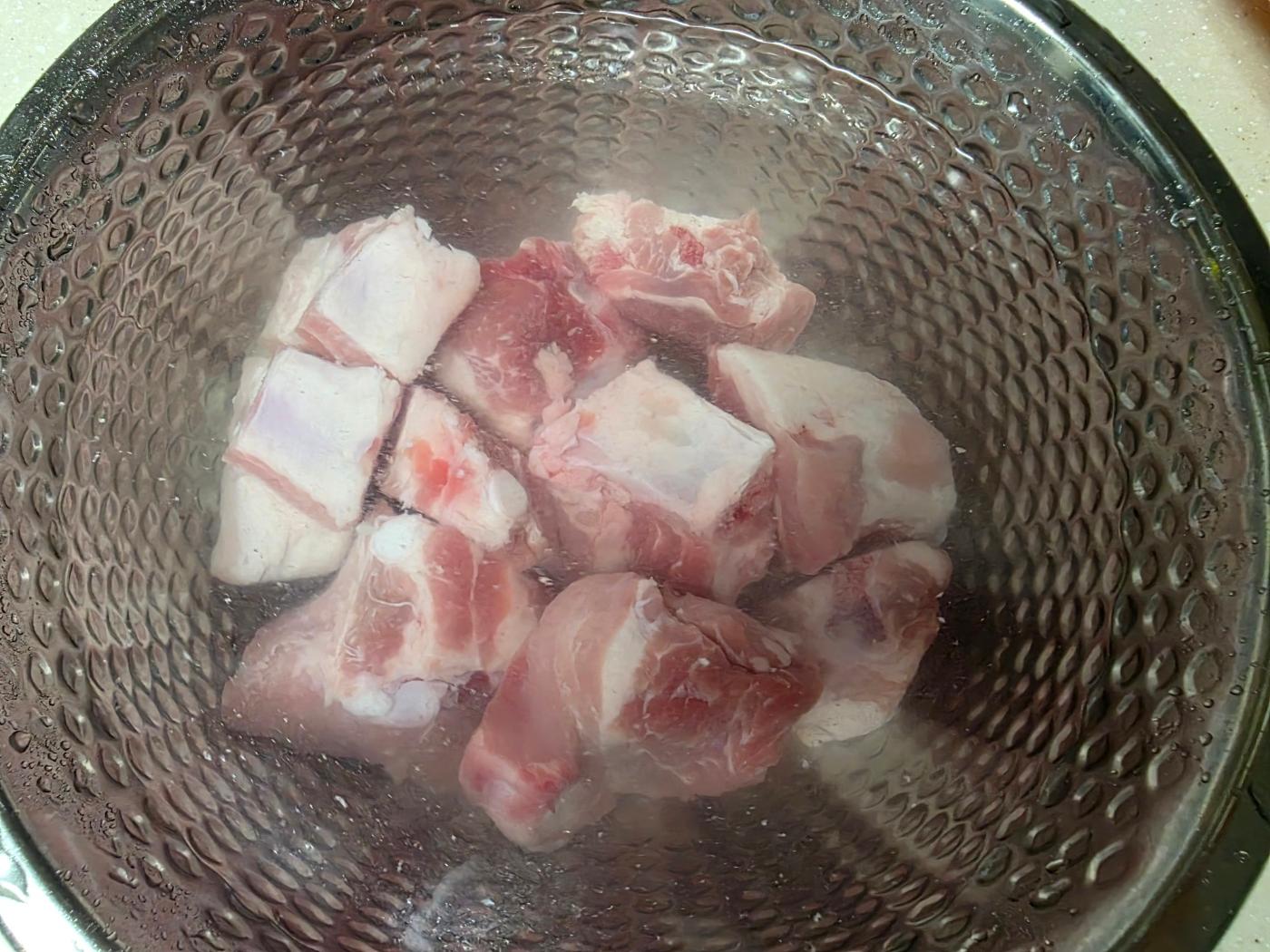 돼지갈비 핏물 빼는 과정