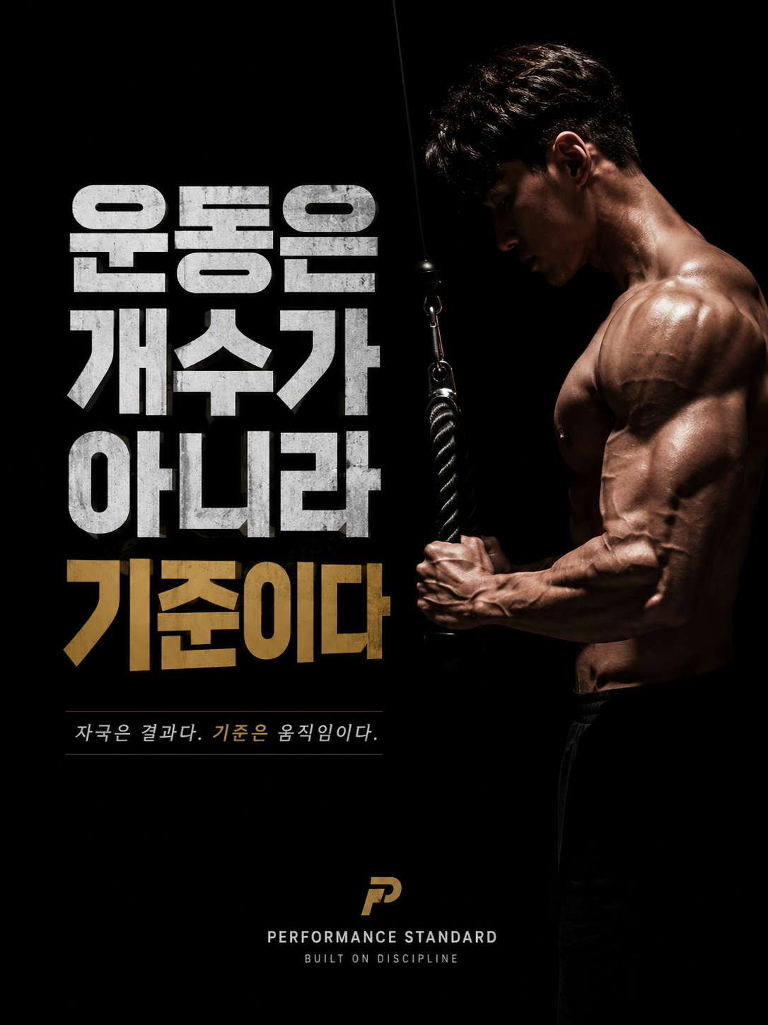 운동은 개수가 아니라 기준이다.