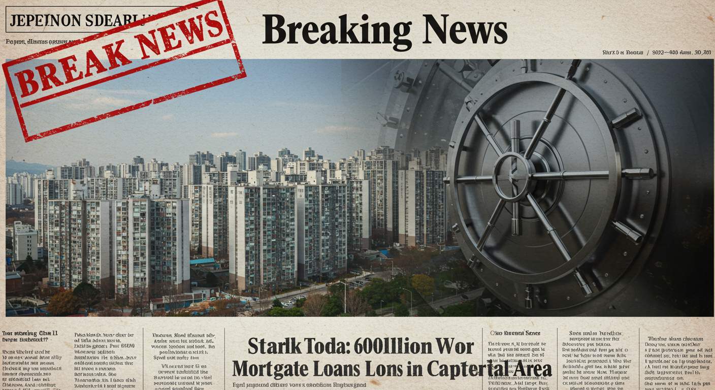 주택담보대출 6억한도!!