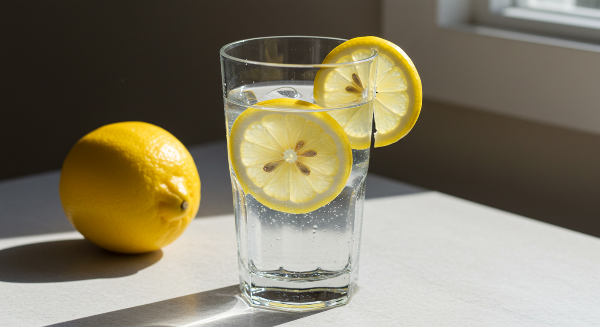 요로결석 예방을 위한 레몬물 마시기