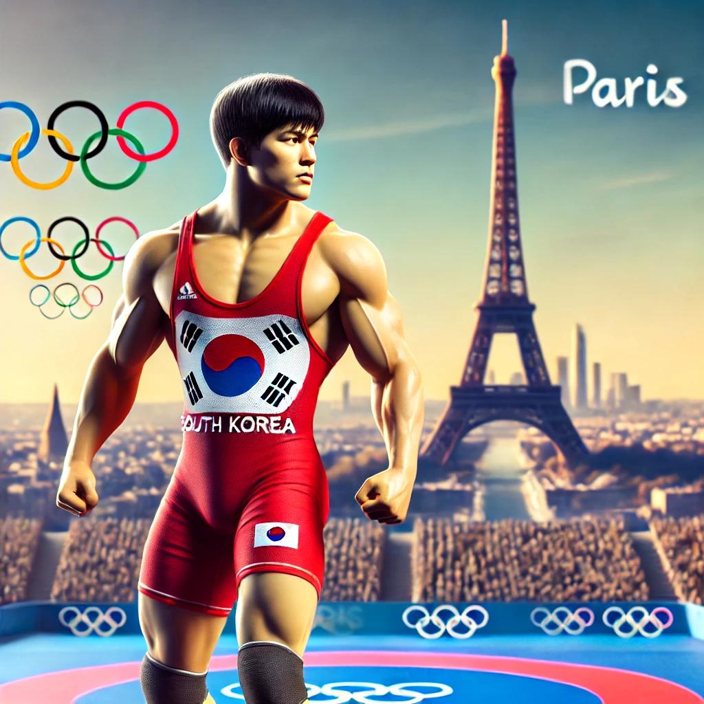 파리올림픽 레슬링 김승준