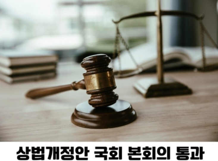 상법 개정안국회본회의 통과 홍보 이미지