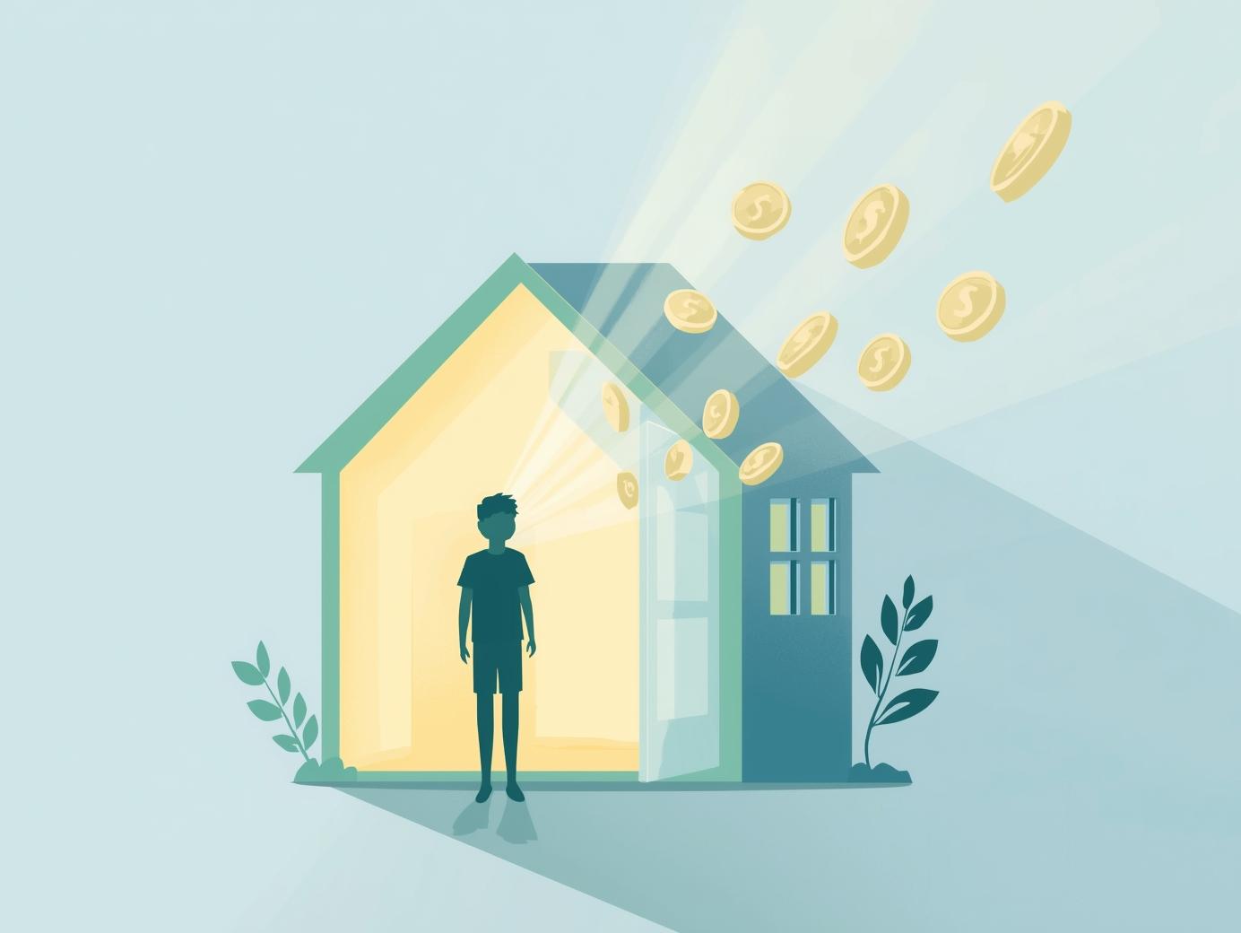 청년월세 지원으로 월세를 절약할 수 있다는 이미지