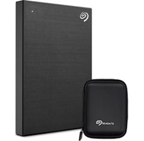 씨게이트 ONE TOUCH 외장하드 + 파우치&#44; 1TB&#44; Black