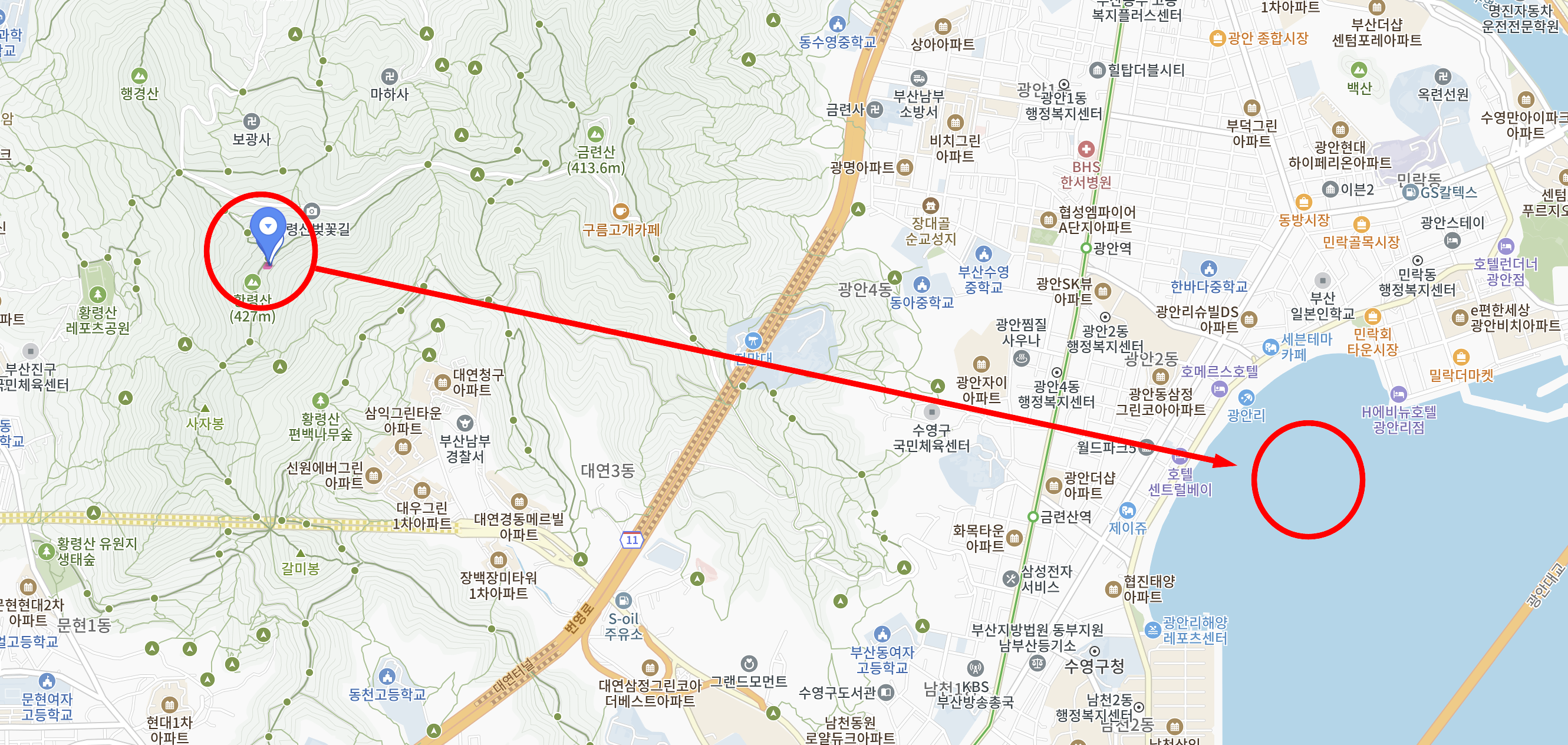 황령산 전망대