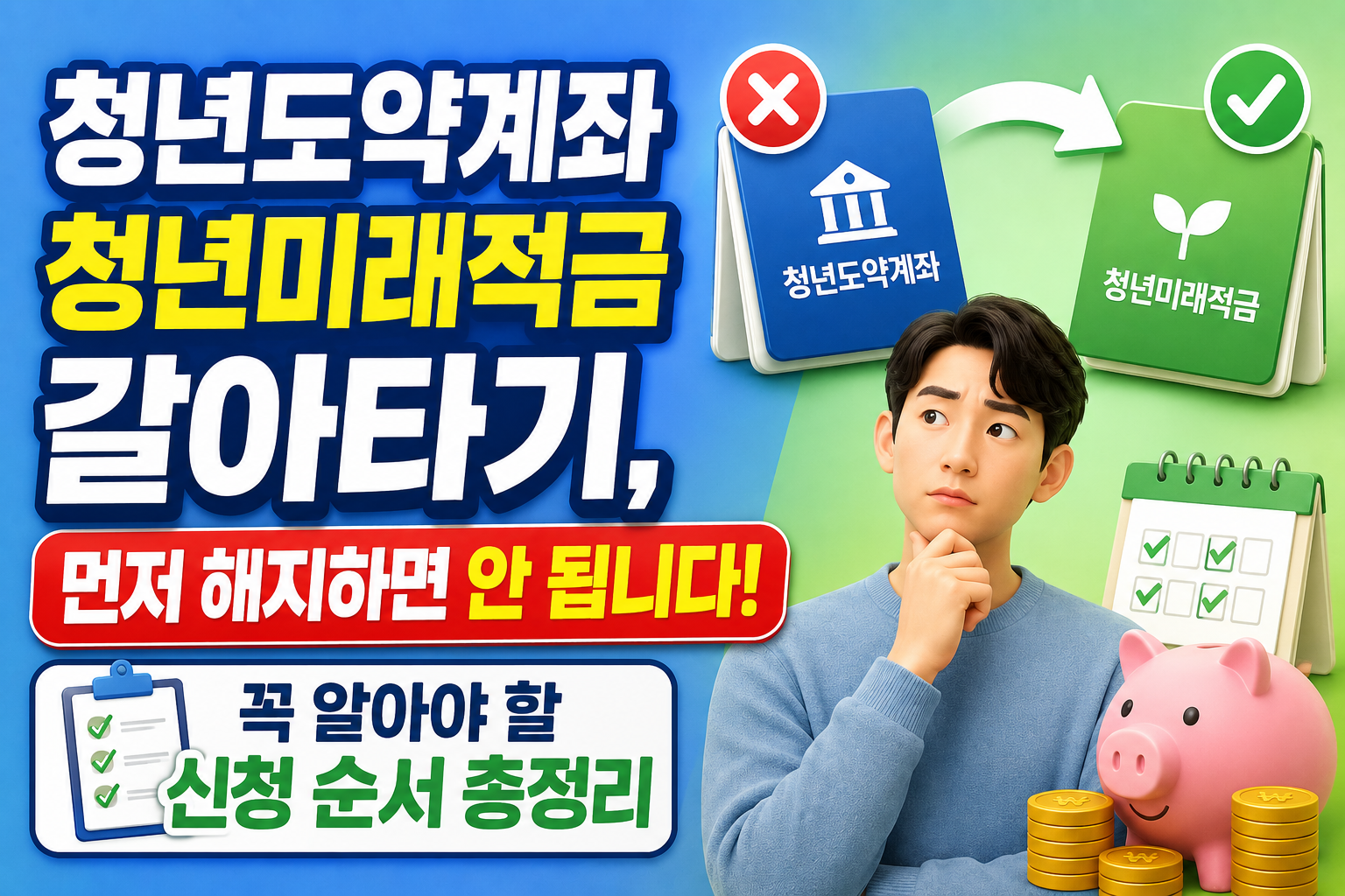 청년도약계좌 청년미래적금 갈아타기, 먼저 해지하면 안 됩니다! 꼭 알아야 할 신청 순서 총정리 관련 사진