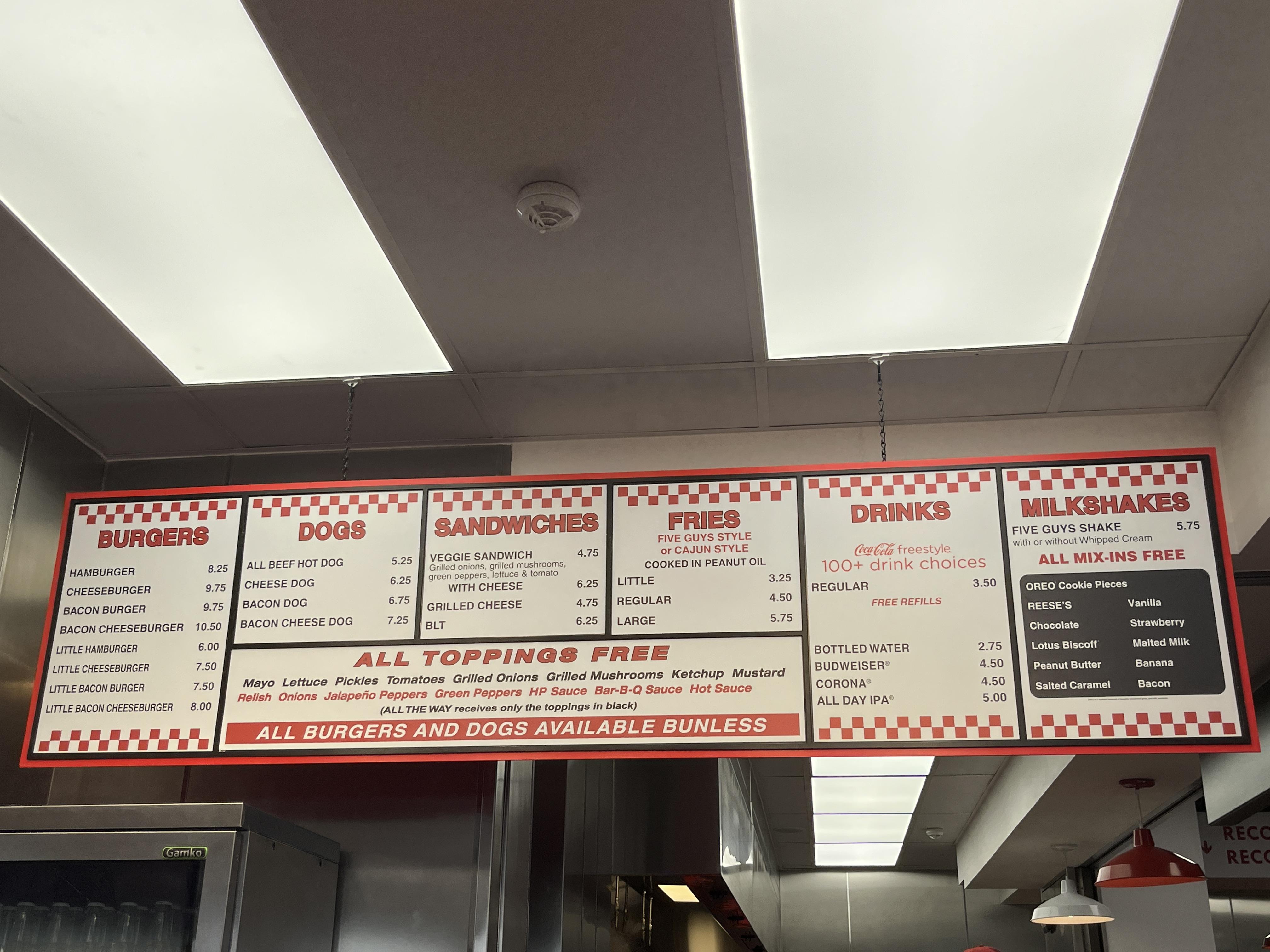 파이브가이즈 FIVE GUYS