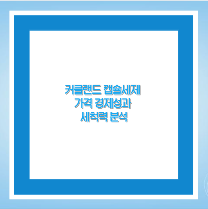 커클랜드 캡슐세제 가격 경제성과 세척력 분석