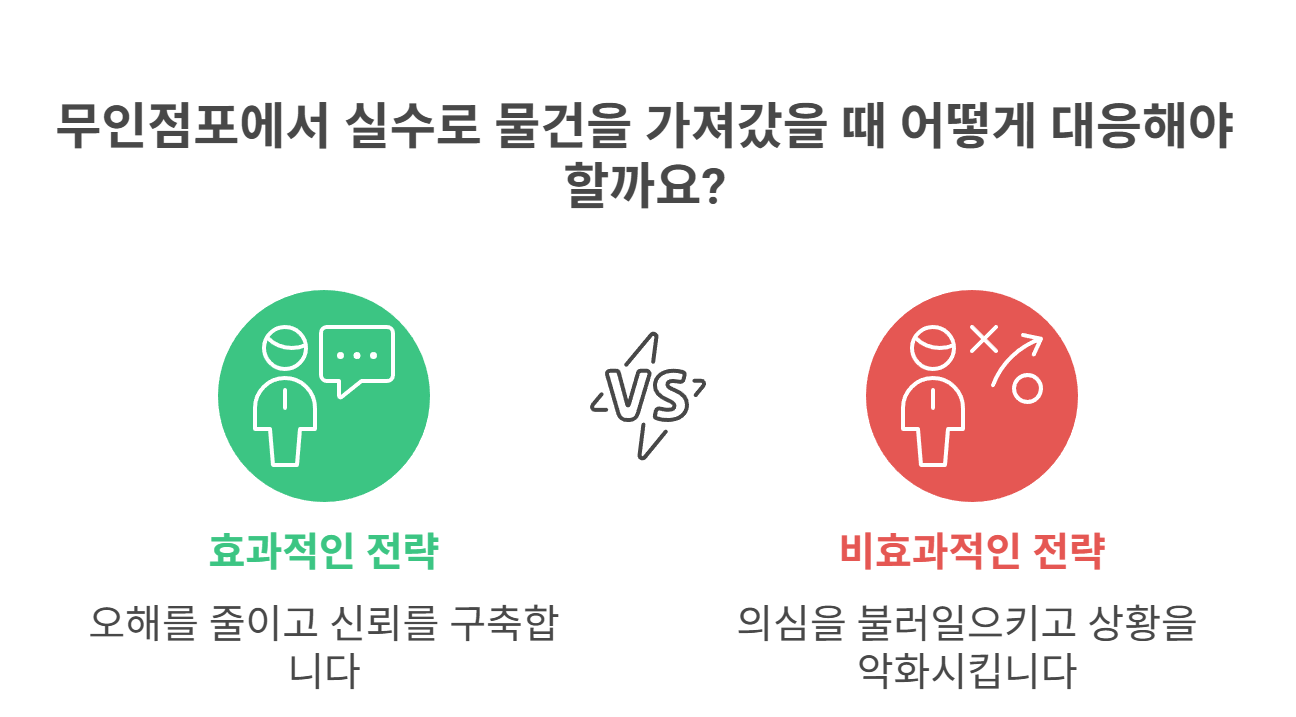 고의가 아니었다는 걸 이렇게 설명하세요