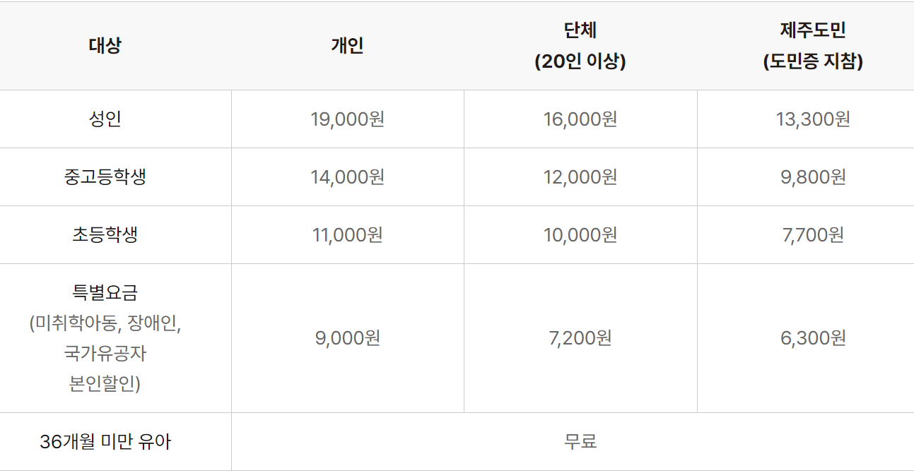 빛의 벙커 제주