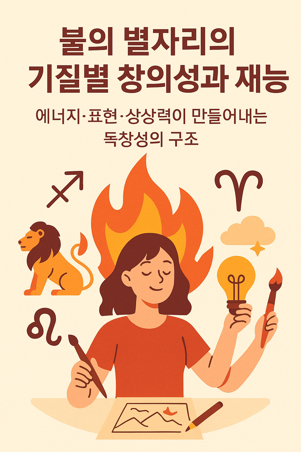 불의 별자리의 기질별 창의성과 재능 — 에너지·표현·상상력이 만들어내는 독창성의 구조