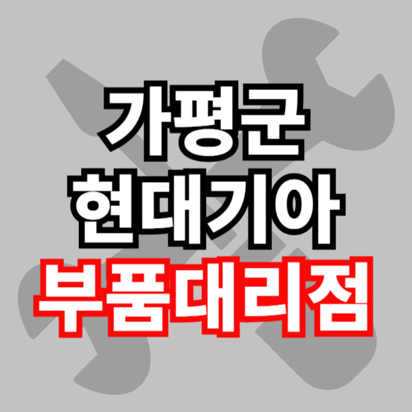 가평군 현대 모비스 부품 대리점 부품검색