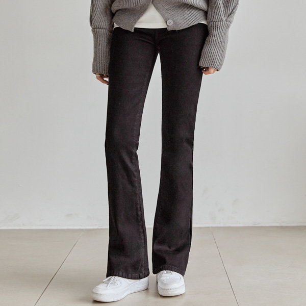 피핀 융기모 부츠컷 블랙진 76004