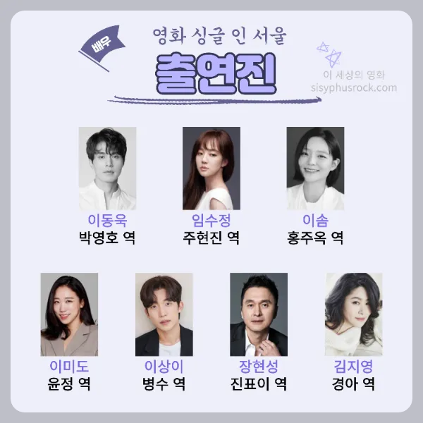 영화 싱글 인 서울 출연진